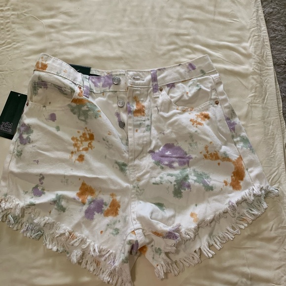 Tie Dye Jean Shorts!